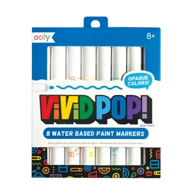 Ooly Vivid Pop! Water Based paint Markers 8 Pack