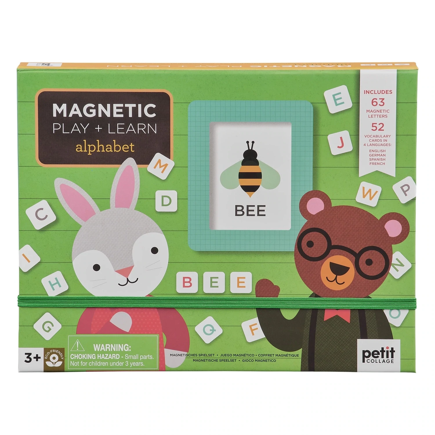 Petit Collage Magnetic Play & Learn Alphabet