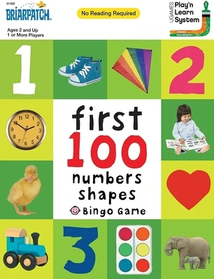 Briarpatch First 100 Numbers &amp; Shapes Bingo Game