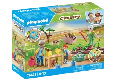 Playmobil Country Vegetable Garden With Grandparents 71443