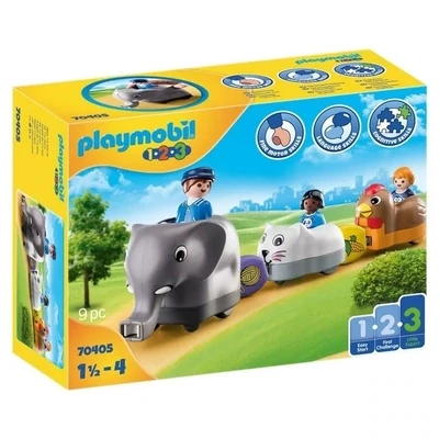 Playmobil 1.2.3 Animal Train 70405