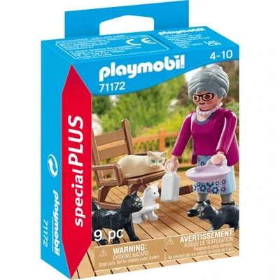Playmobil Special Plus Granny with Cats 71172