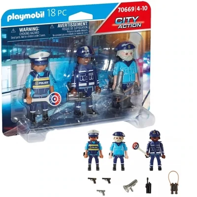 Playmobil City Action Police Figure Set 70669
