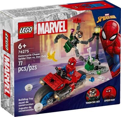 Lego Marvel Motorcycle Chase: Spiderman VS Doc Ock 76275