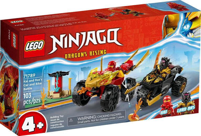 Lego Ninjago Kai And Ras&#39;s Car And Bike Battle 71789