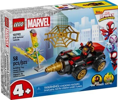 Lego Spidey And His Amazing Friends Drill Spinner Vehicle 10792