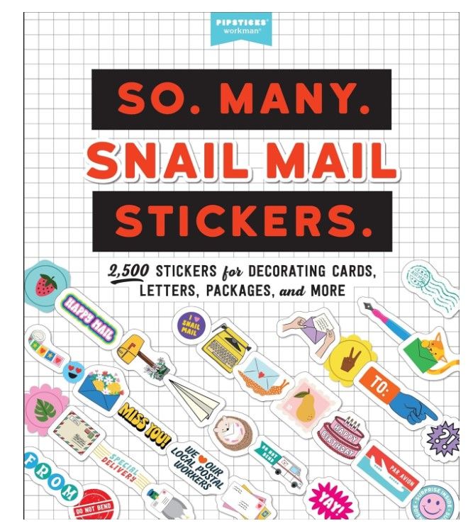 So. Many. Snail Mail Stickers.