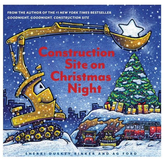 Construction Site On Christmas Night