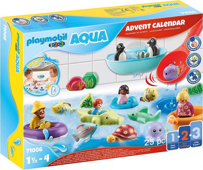 PLaymobil 1.2.3 Aqua Advent Calendar 71086