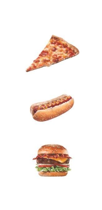 Tattly Junk Food Trio Tattoo Pair