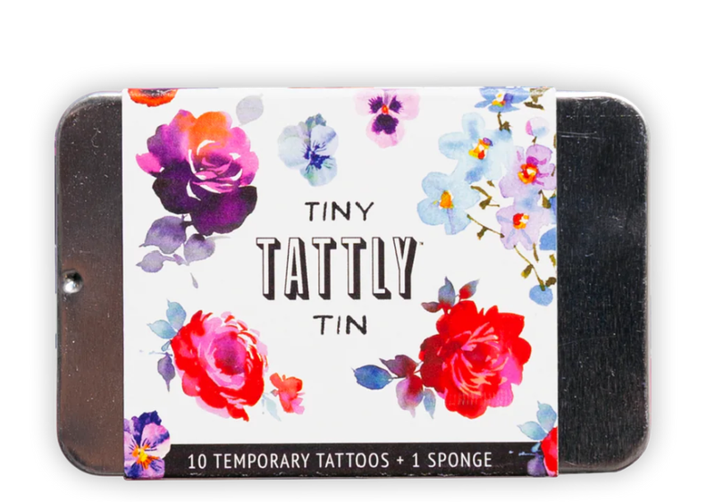 Tattly Tiny Floral Tin