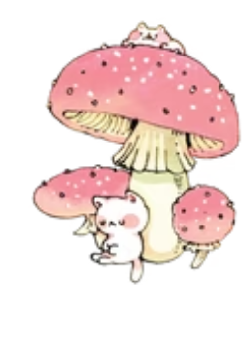 Tattly Shroom Kittens Tattoo Pair