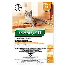 Bayer Advantage II Small Cat 2.3kg-4kg 4Pk