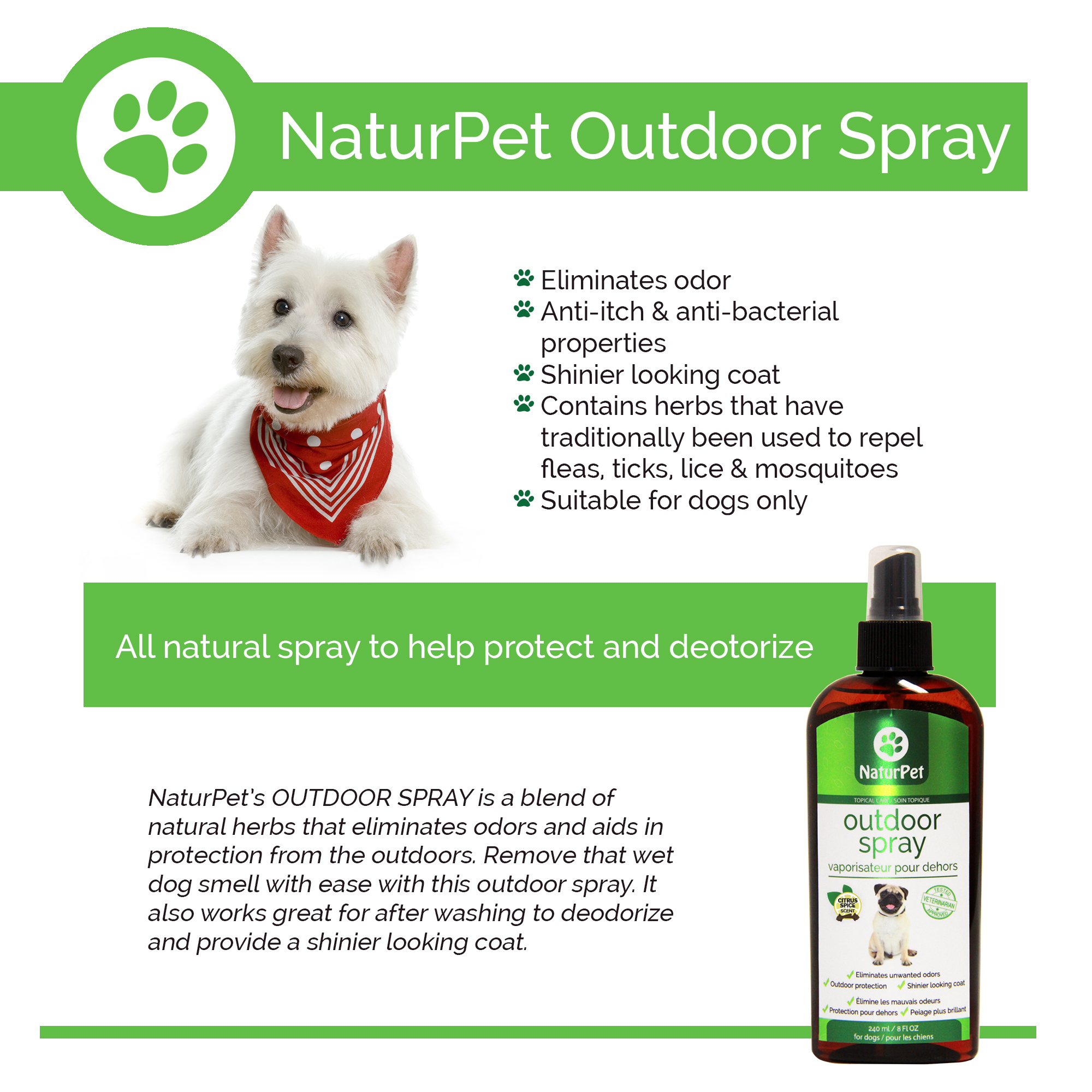 anti dog smell spray