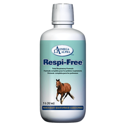 Omega Alpha Equine Respi-Free 1 Litre