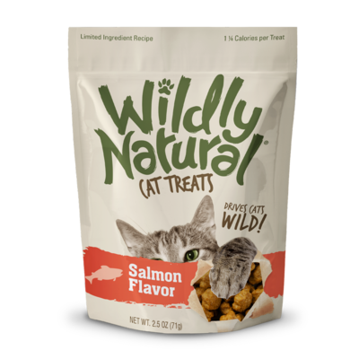 Wildly Natural Salmon Cat Treats 2.5oz