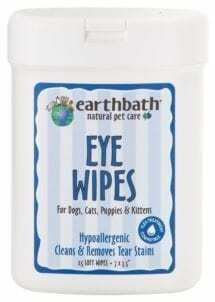 Earthbath Eye Wipes Tear Stain Remover 25ct