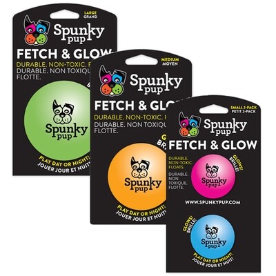 Spunky Pup Fetch &amp; Glow Ball