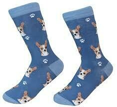 Unisex Sock Daddy Chihuahua - Brown/White