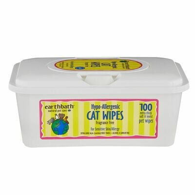 Earthbath Cat Hypo-Allergenic Grooming Wipes