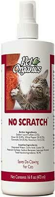 Pet Organics No Scratch For Cats 16Oz
