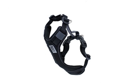 RC Pets Black/Grey Moto Control Harness