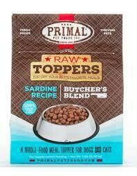 Primal Pet Foods Sardine Butchers Blend Topper Dog 2lb