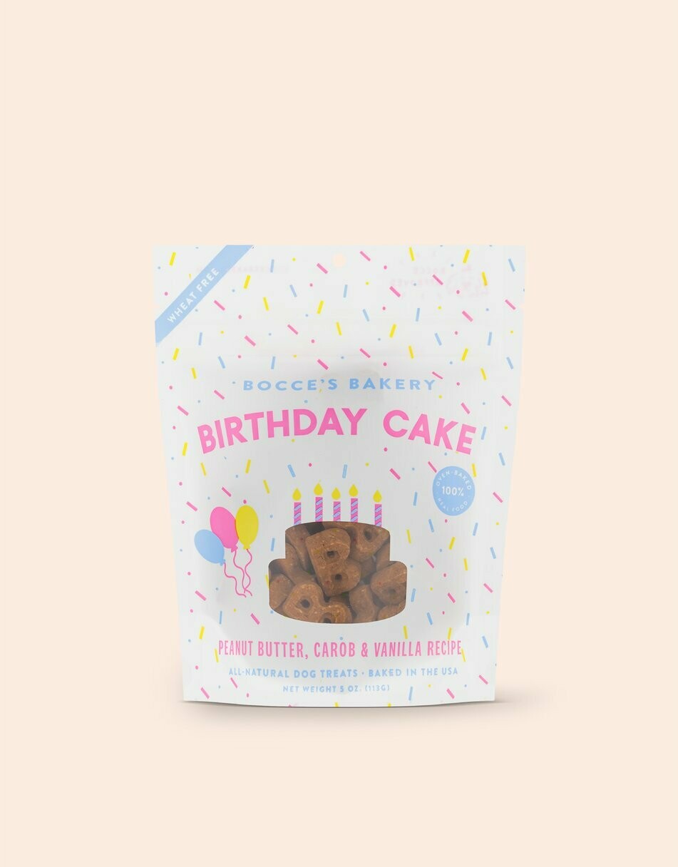 Bocce&#39;s Bakery Birthday Cake Biscuits 5oz
