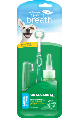 Tropiclean Oral Care Kit for Small Dogs 2oz