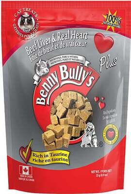 Benny Bully&#39;s Beef Liver Plus Heart Cat Treats 25g
