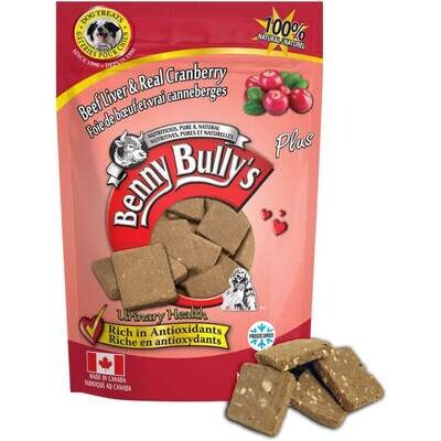 Benny Bully&#39;s Beef Liver Plus Cranberry Cat Treats 25g