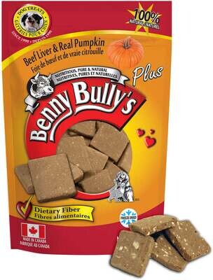 Benny Bully's Liver Chops Plus Beef Liver & Real Pumpkin 58g