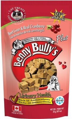 Benny Bully&#39;s Liver Plus Cranberry Cat Treats 25g