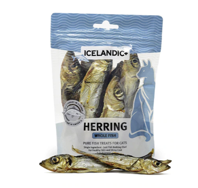 Icelandic Herring Whole Fish Cat Treats 1.5oz