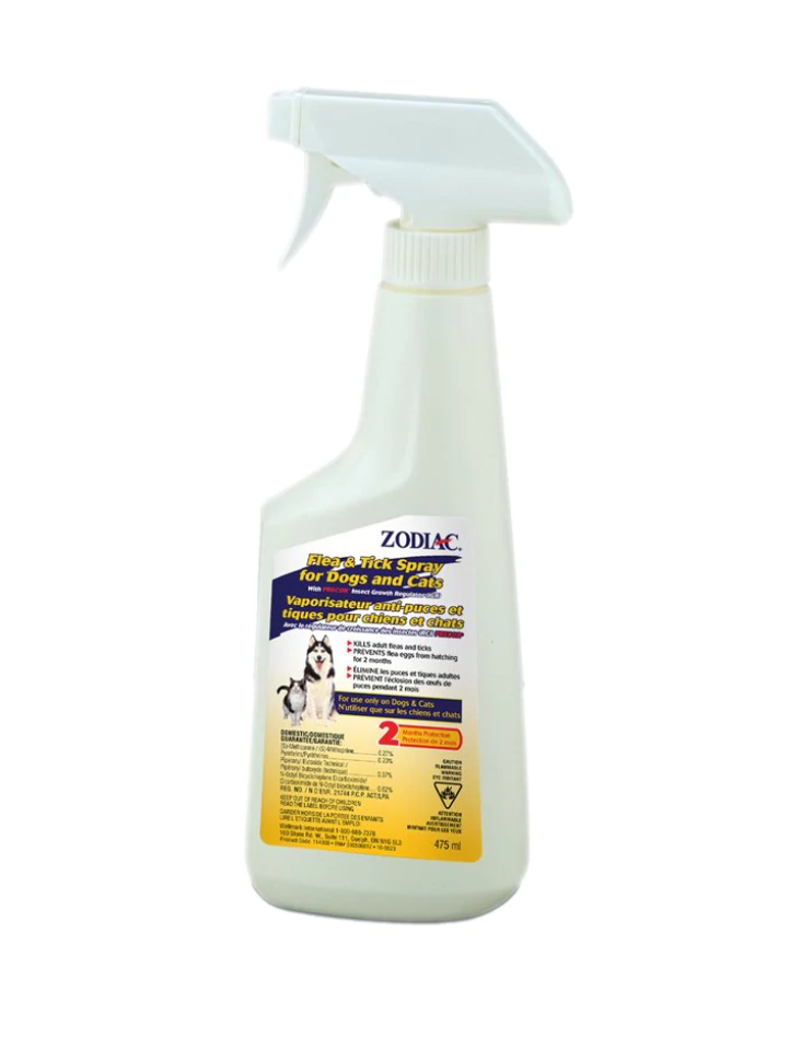 Zodiac Flea &amp; Tick Pet Spray for Dogs And Cats 475 ml