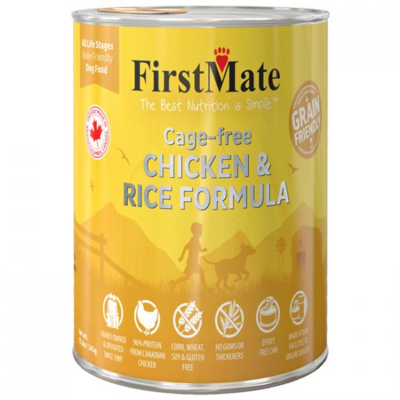 FirstMate Chicken &amp; Rice Grain Friendly for Dogs 354g