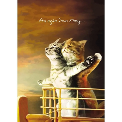 Tree Free Cat Titanic Annversary Card