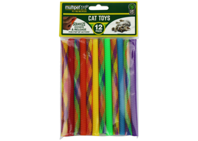 Multipet Kitty Straws 7in 12 Pack