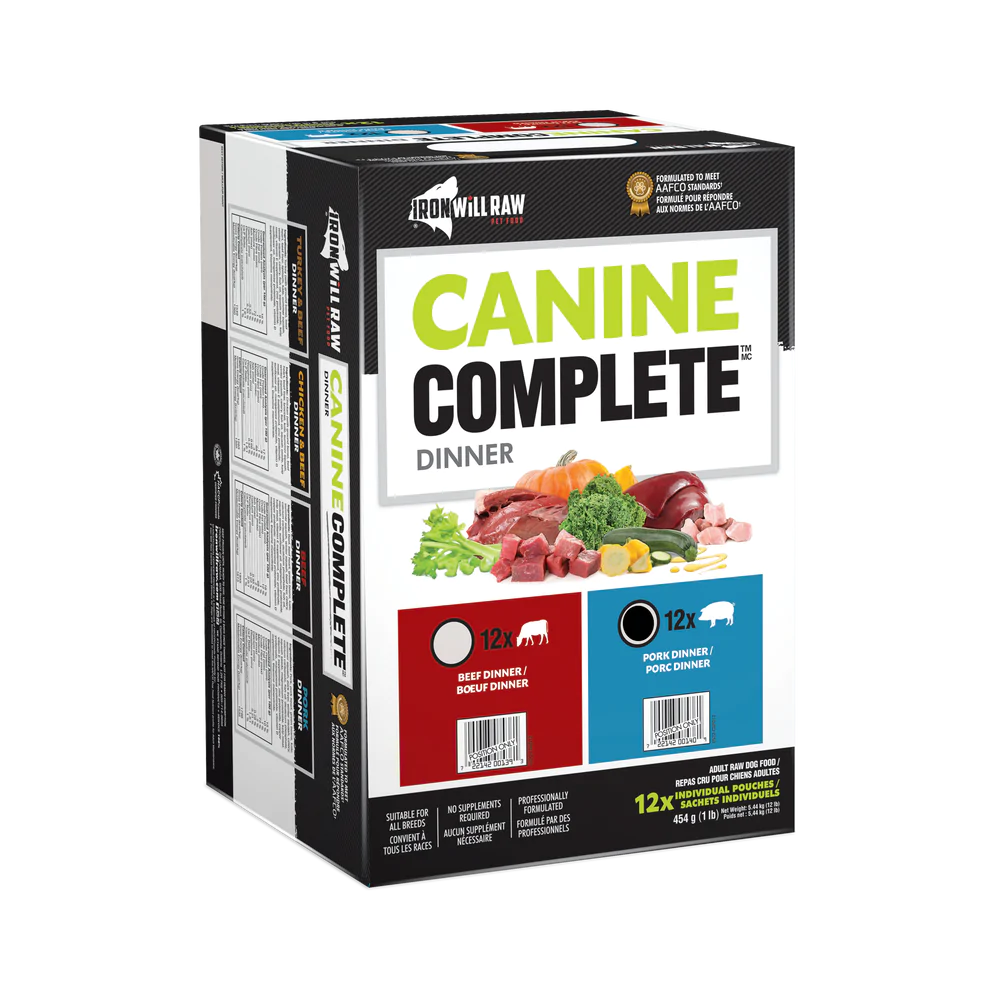 Iron Will Raw Canine Complete Pork Dinner 12lb