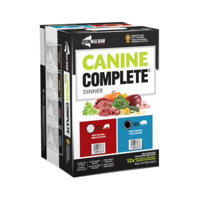 Iron Will Raw Canine Complete Pork Dinner 12lb