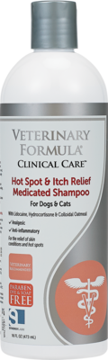 Veterinary Formula Clinical Care Hot Spot &amp; Itch Relief Medicated Shampoo - Dog