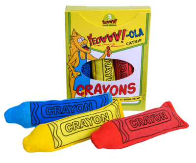 YEOWWW Catnip Crayons 3/pk
