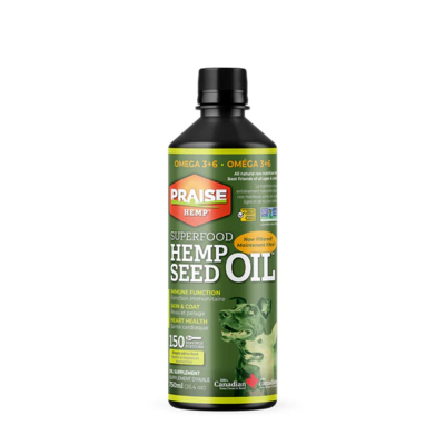 Praise Hemp Seed Oil for Dogs & Cats 750ml