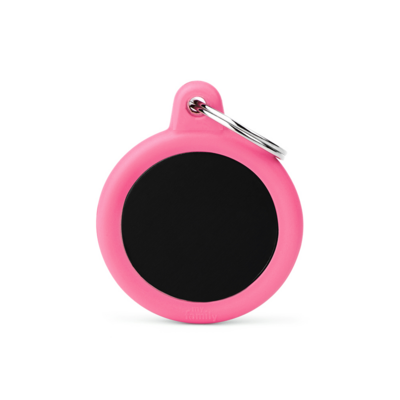My Family Pink and Black Hushtag Circle
