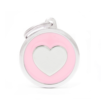 My Family Pink Classic Circle Heart