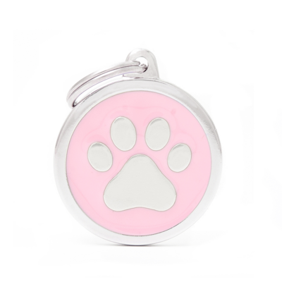 My Family Pink Classic Circle Paw