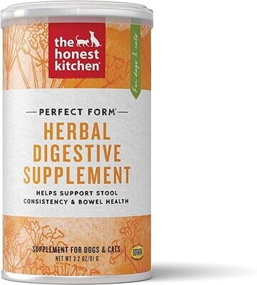 The Honest Kitchen Perfect Form Herbal Digestive Supplement 3.2oz