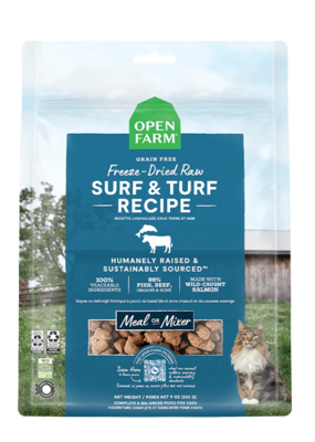Open Farm Surf &amp; Turf Freeze-Dried Raw Morsels Cat Food