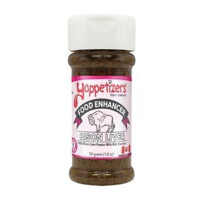 Yappetizers Pure Bison Liver Powder Food Enhancer 50g