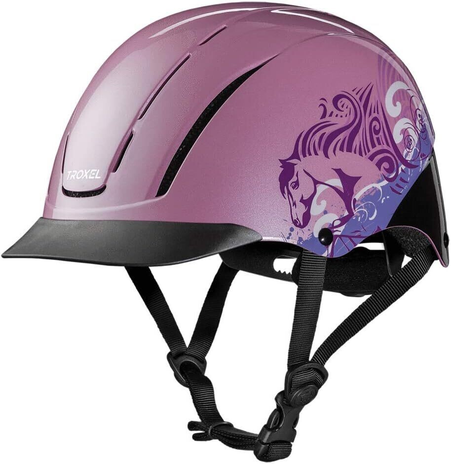 Troxel Spirit Pink Dreamscape Equestrian Helmet